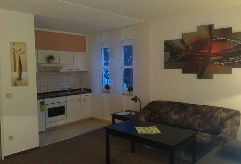 آپارتمان 1 خوابه, 4 Sterne Apartmenthaus Glück Auf