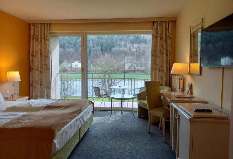 חדר סטנדרט עם מרפסת, Parkhotel Bad Schandau Mit Spa