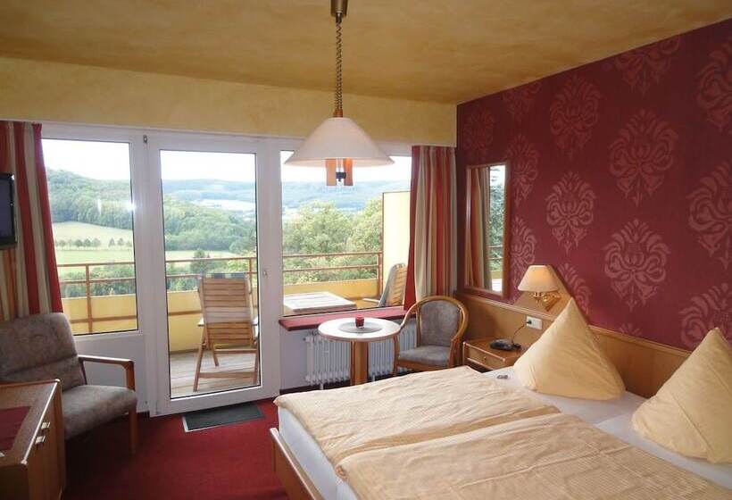 غرفة كمفورت مع بلكونة, Wohlfühlhotel Waldcafé Jäger