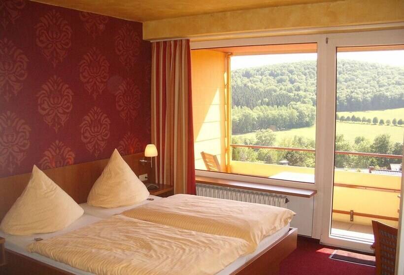 غرفة كمفورت مع بلكونة, Wohlfühlhotel Waldcafé Jäger