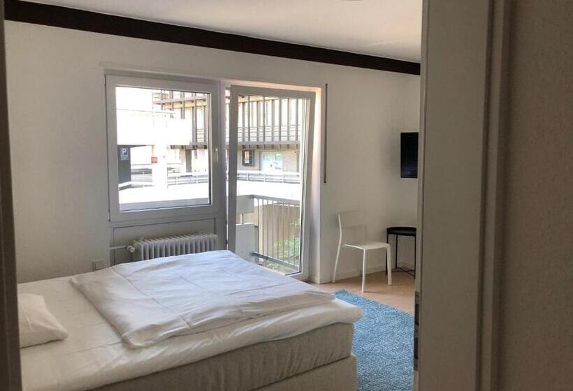 إستديو قياسى مزود بشرفة, City Hotel Und City Apartments Centrum