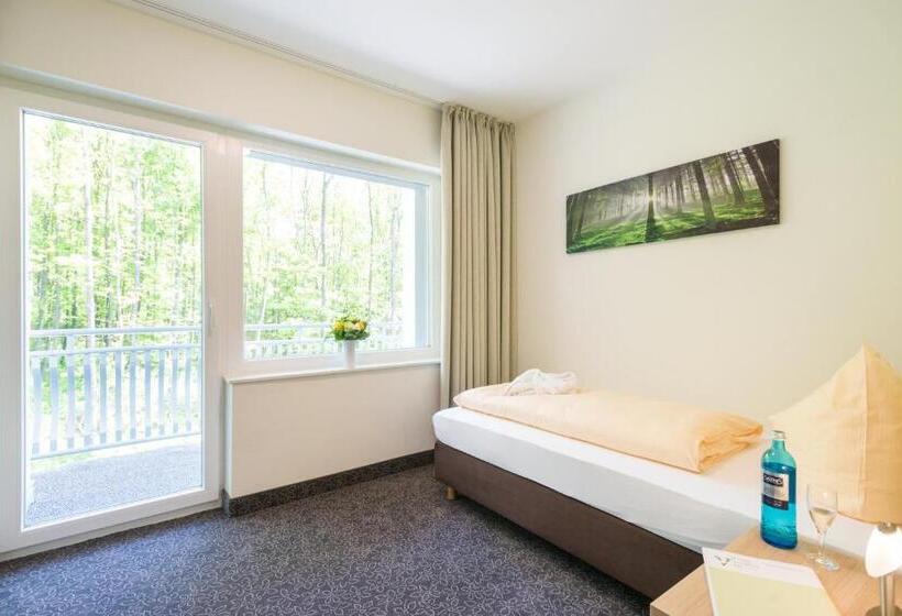 חדר סטנדרט יחיד עם מרפסת, Landhotel Kristall