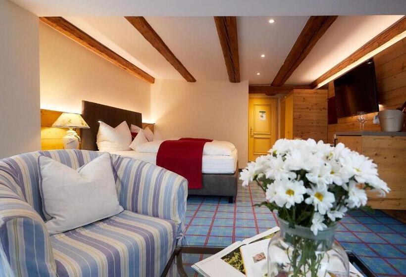 חדר סטנדרט עם מרפסת, Romantik Hotel Rindenmühle