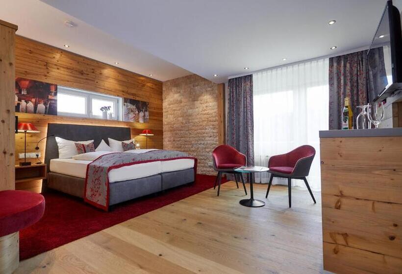 חדר דלוקס עם מרפסת, Romantik Hotel Rindenmühle