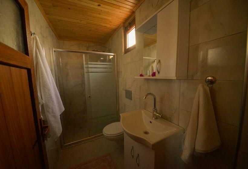 اتاق استاندارد چهارنفره با بالکن, Em Ba Butik Bungalov