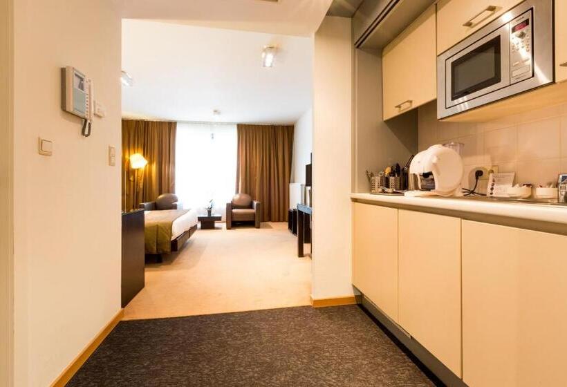 استودیو استاندارد با چشم‌انداز باغ, Diamant Suites Brussels Eu