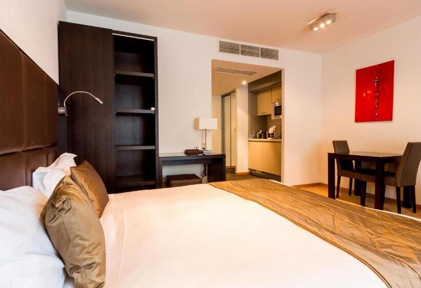 استودیو استاندارد با چشمانداز باغ, Diamant Suites Brussels Eu