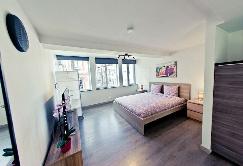 １ベッドルームアパートメント, Appart Hotel Léopold Liège Centre
