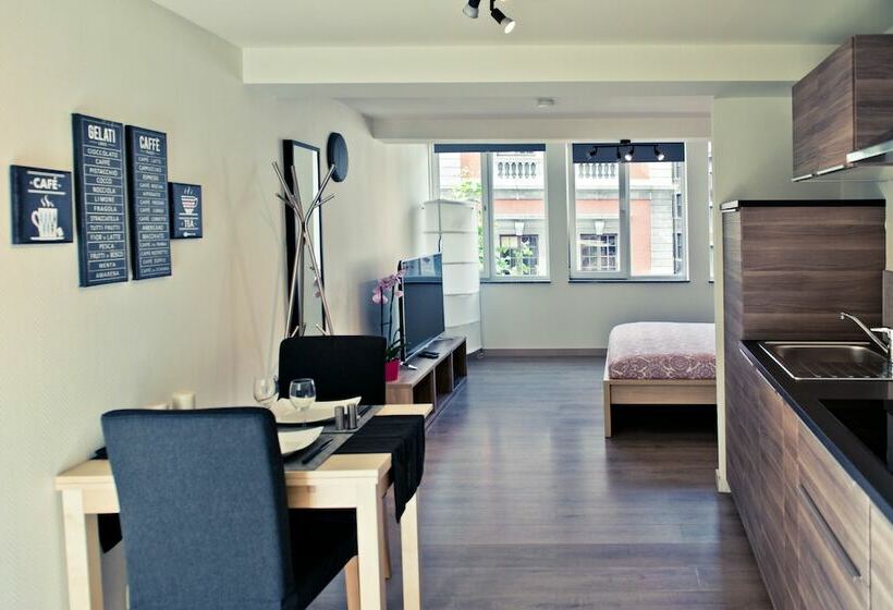 １ベッドルームアパートメント, Appart Hotel Léopold Liège Centre