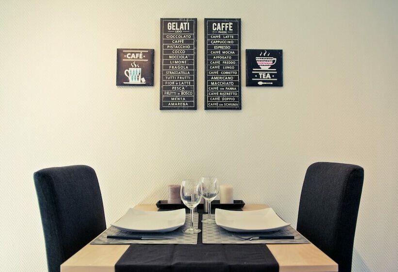 １ベッドルームアパートメント, Appart Hotel Léopold Liège Centre