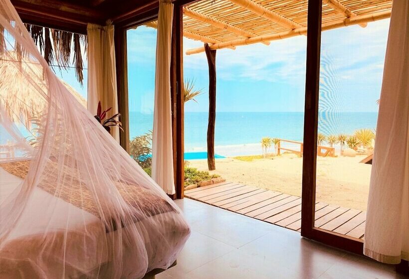 带1个卧室和海景的别墅, La Playa