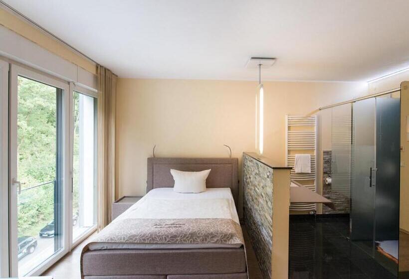 Quarto Estandar Individual, Design Konferenzhotel & Restaurant Steinernes Schweinchen
