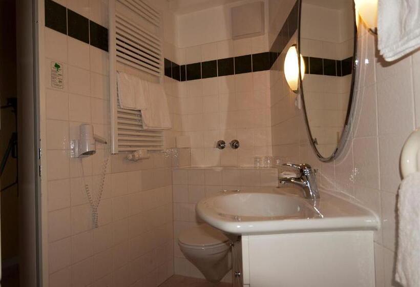 غرفة قياسية فردية مزودة بشُرفة, Haus Deutsch Krone