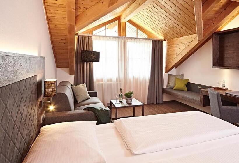 バルコニー付きデラックスルーム, Krone Immenstadt Stein