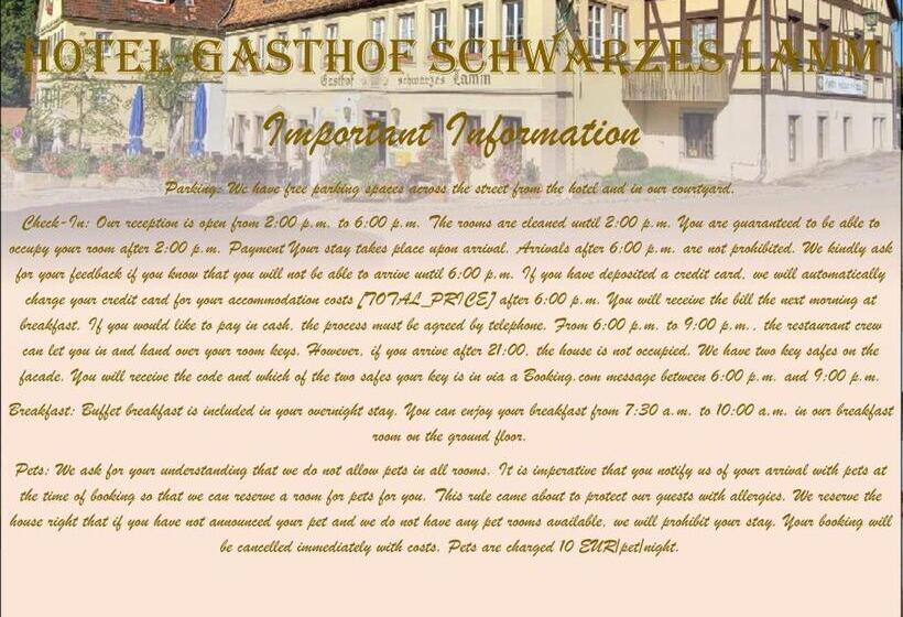 غرفة قياسية, Schwarzes Lamm