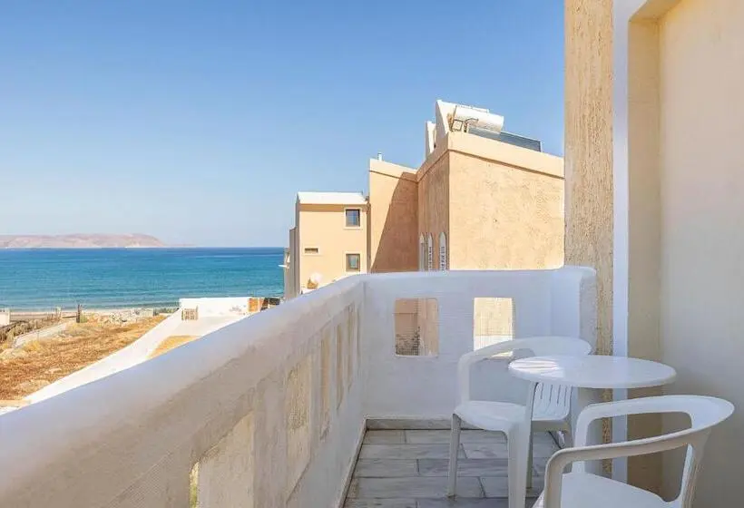 Standard-huone Merinäkymä Parveke, Niros Beachfront Apart