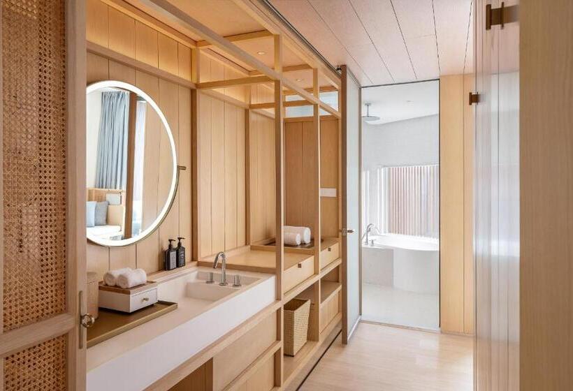 חדר דלוקס מיטת קווין, The Taikang Sanya, A Tribute Portfolio Resort