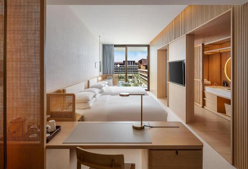 חדר דלוקס עם מרפסת, The Taikang Sanya, A Tribute Portfolio Resort