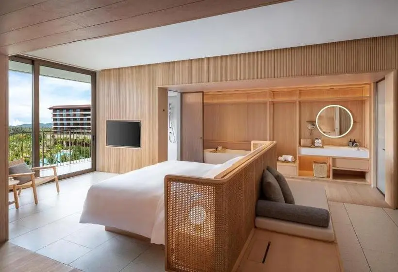 キングサイズベッドのデラックススイート, The Taikang Sanya, A Tribute Portfolio Resort