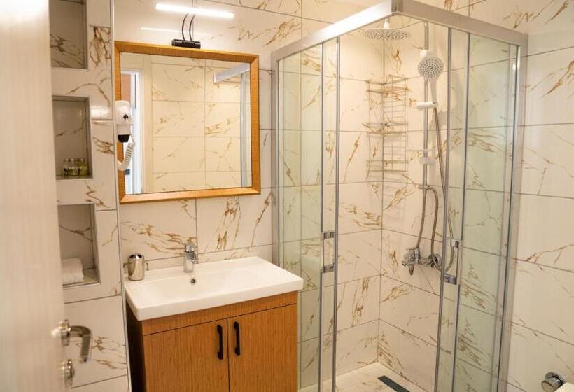 豪华海景房带阳台, Nova Butik Hotel çeşme