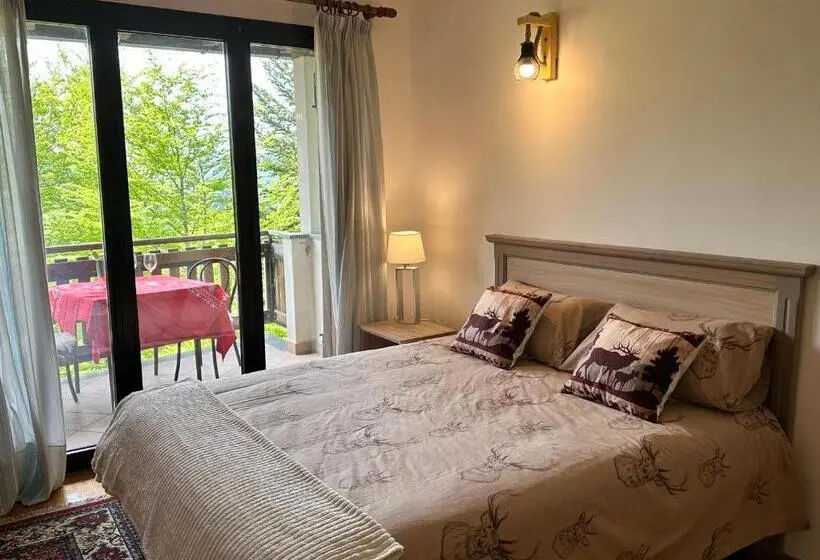 テラス付き１ベッドルームアパートメント, Residenza Riva Wellness Apartment Spa