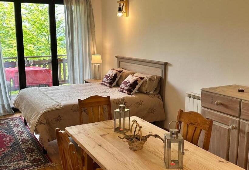 带1个卧室的带阳台的公寓, Residenza Riva Wellness Apartment Spa