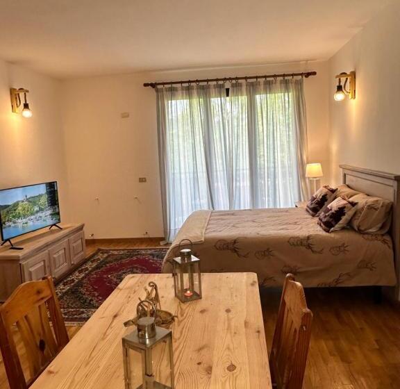 テラス付き1ベッドルームアパートメント, Residenza Riva Wellness Apartment Spa