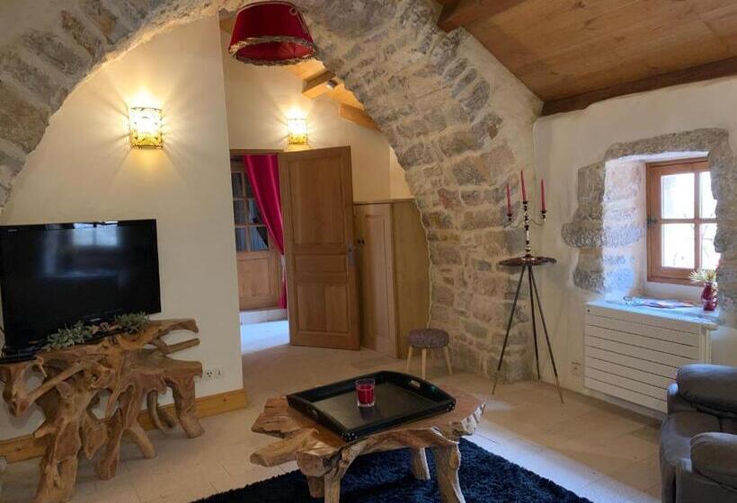 Номер Стандарт с Террасой, Manoir Du Charme Dans Les Gorges Du Tarn Causses Lozere