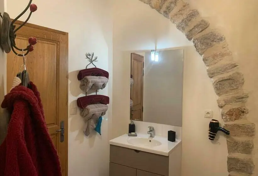 テラス付きスタンダードルーム, Manoir Du Charme Dans Les Gorges Du Tarn Causses Lozere