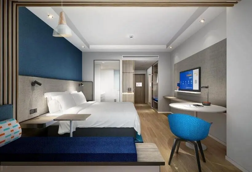 キングサイズベッドのスタンダードルーム, Holiday Inn Express Huludao Seaview By Ihg