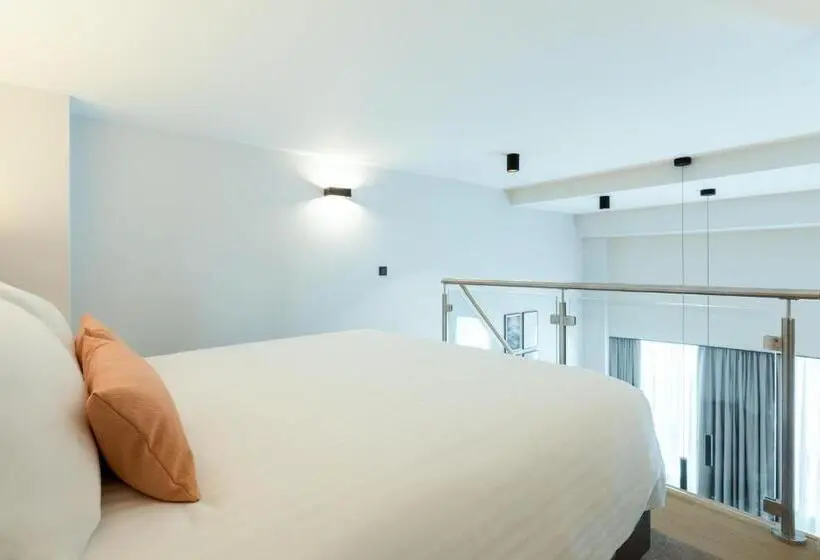 キングサイズベッドのスタンダードルーム, Residence Inn By Marriott The Hague