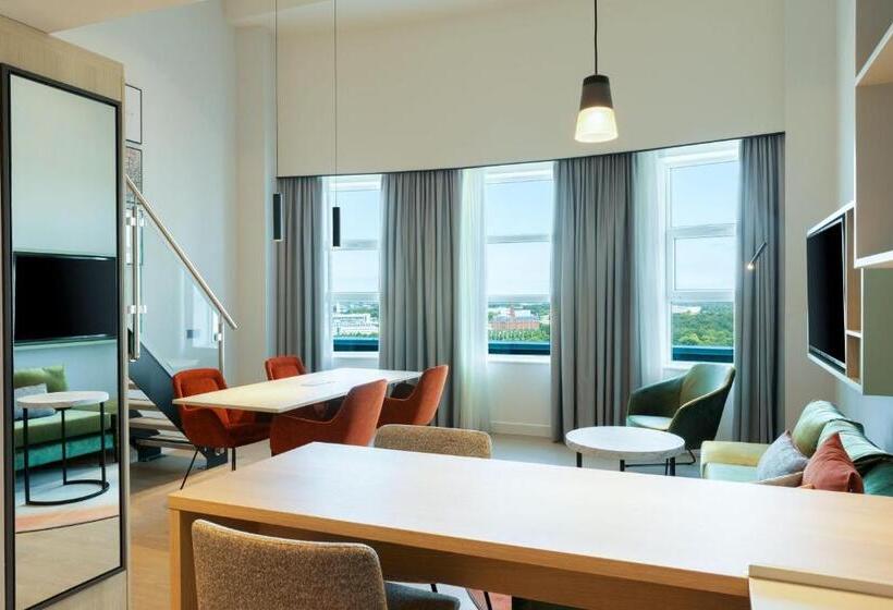 キングサイズベッドのスタンダードルーム, Residence Inn By Marriott The Hague