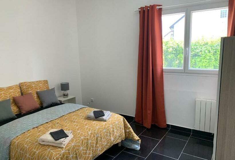 غرفة قياسية حمام مشترك, Villa Tenjin Chambre 4