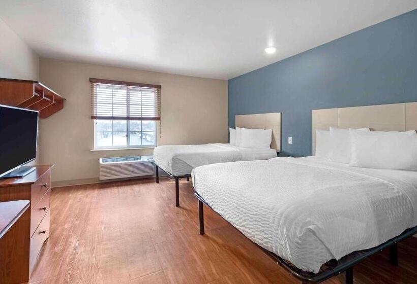 ２ダブルベッドのスタンダードルーム, Extended Stay America Select Suites  Wichita  Airport