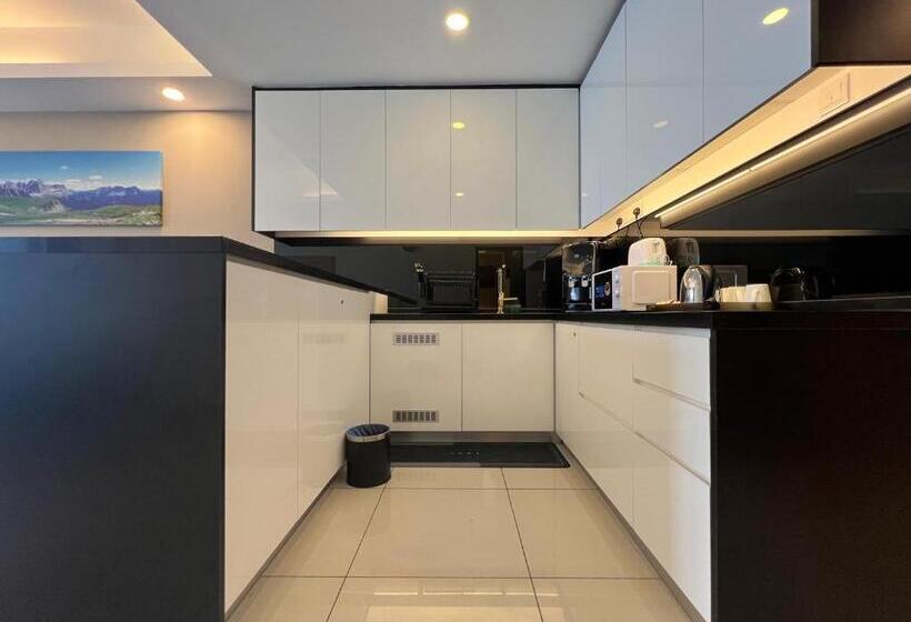 חדר משפחתי נוף להרים, Quince Home Grand Ion Delemen Genting Highlands