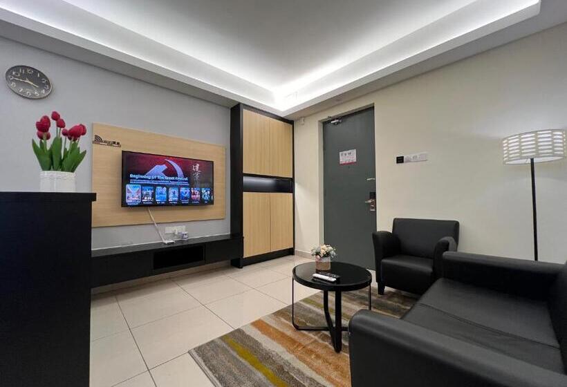 דירה בת חדר שינה 1 עם מרפסת, Quince Home Grand Ion Delemen Genting Highlands