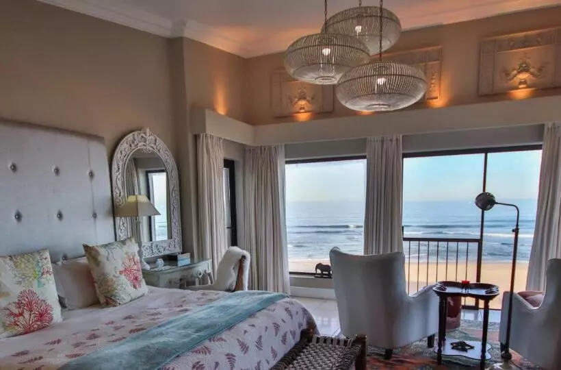 Deluxe-huone Merinäkymä, On The Beach Guesthouse Jeffreys Bay