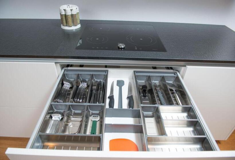 شقة غرفتين نوم مزودة بتراس, Relax & Vitalhotel Adler