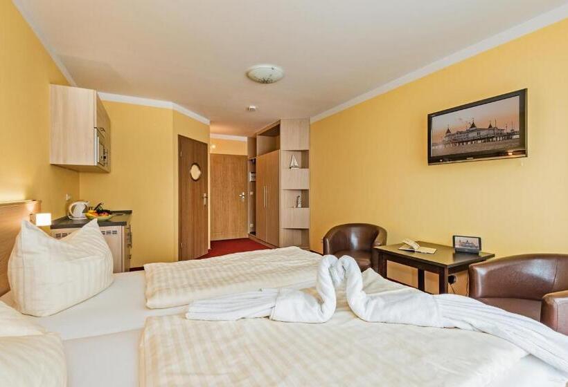 디럭스 룸, Aparthotel Strandhus