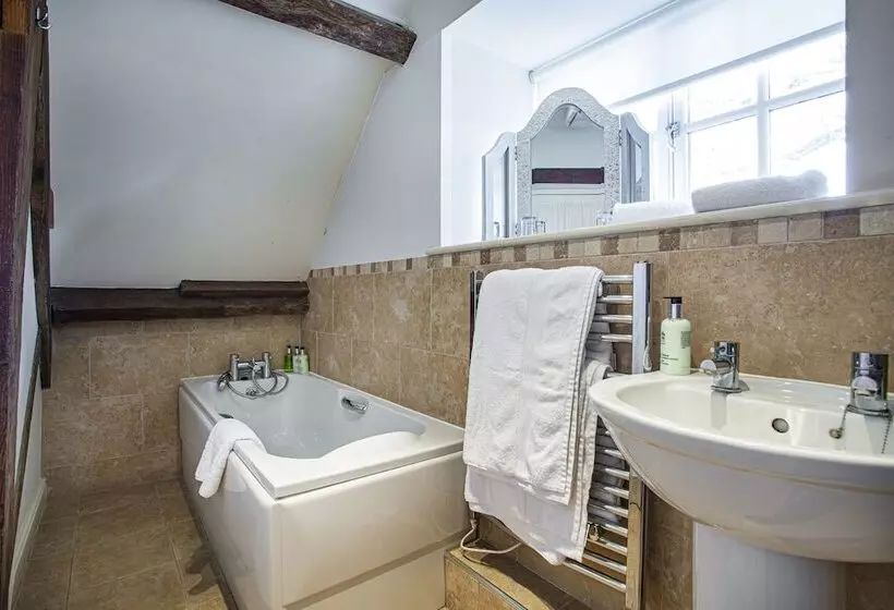 デラックスルーム, The White Hart Royal, Moretoninmarsh, Cotswolds