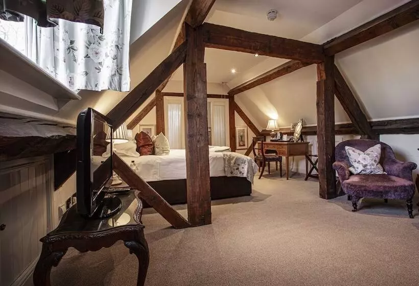 デラックスルーム, The White Hart Royal, Moretoninmarsh, Cotswolds