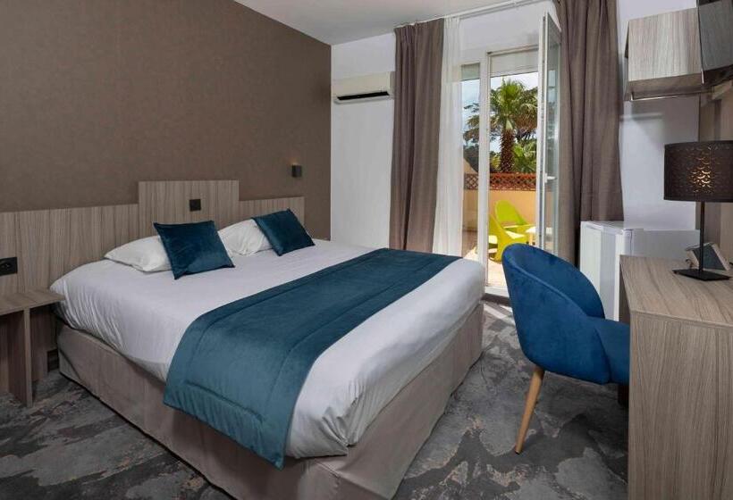 标准间带露台, The Originals City, Relax Otel & Spa, Le Barcarès