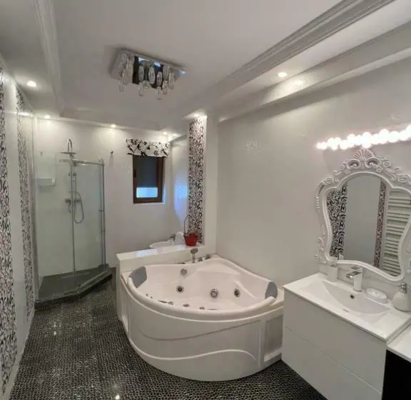 اتاق استاندارد با تخت بزرگ, Ami Residence Bucharest Airport,therme&free Parking Otopeni