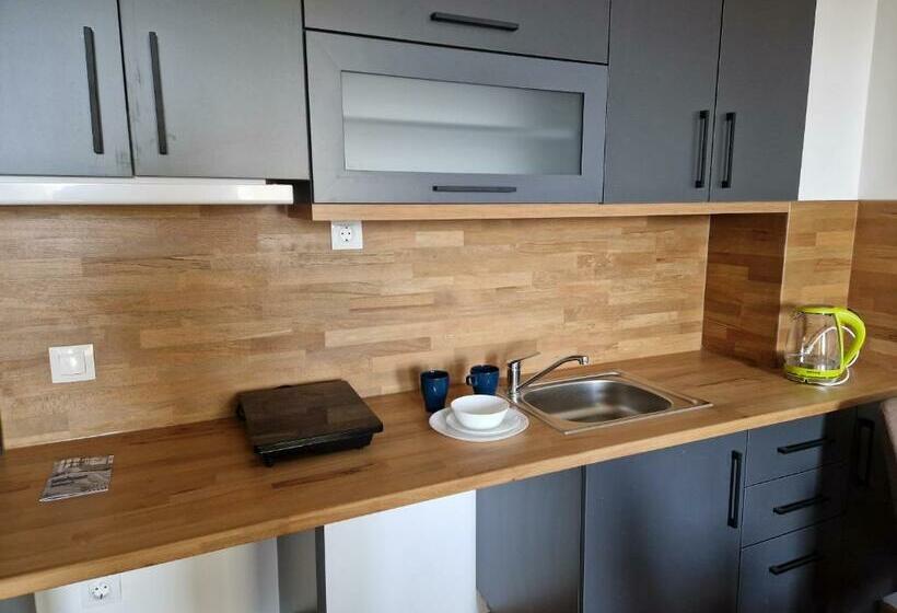 آپارتمان 1 خوابه با چشم‌انداز دریا, Zlaten Bryag