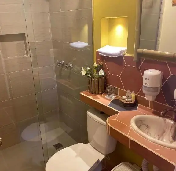２ダブルベッドのスタンダードルーム, Ayenda Hotel Bambu Guatape