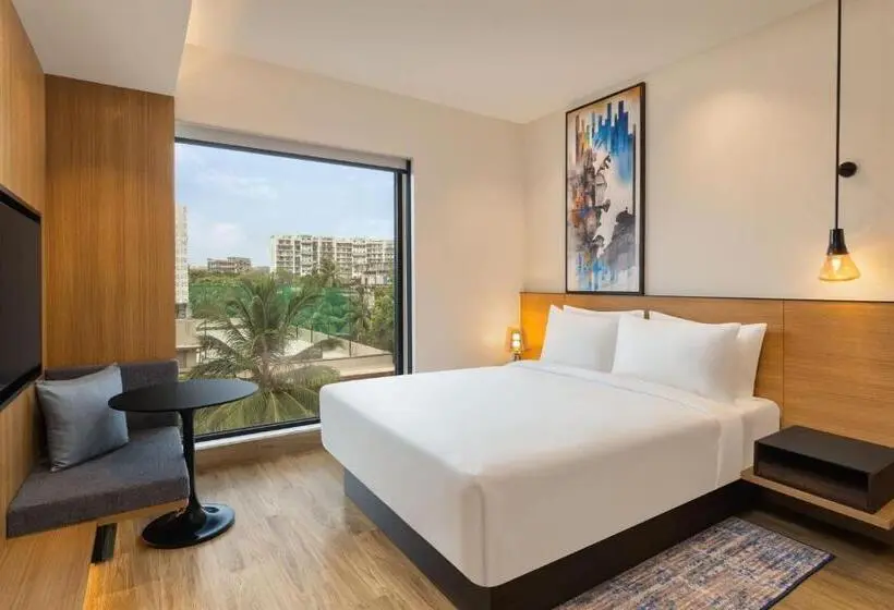 クイーンサイズベッドのスタンダードルーム, Fairfield By Marriott Mumbai International Airport