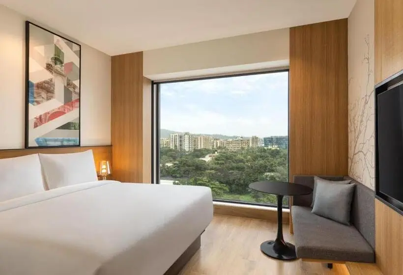 クイーンサイズベッドのスタンダードルーム, Fairfield By Marriott Mumbai International Airport