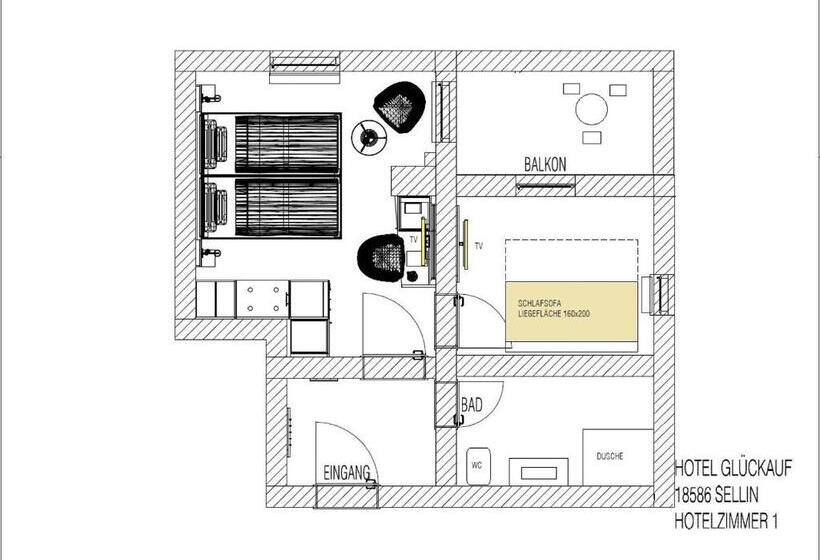标准间, Glückauf 1908