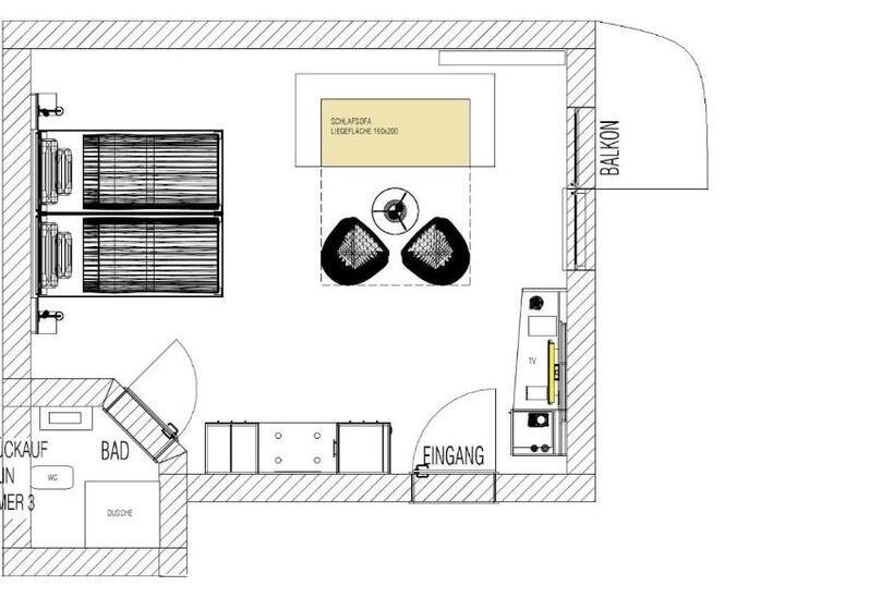 标准间带阳台, Glückauf 1908