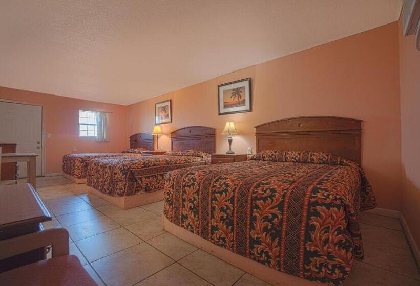 غرفة قياسية سرير ملكى, Monterrey Motel Padre Island, Corpus Christi By Oyo